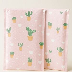 Cacti Love - Valentines Day/Spring/Summer Padded Polly Mailers - Set of 10